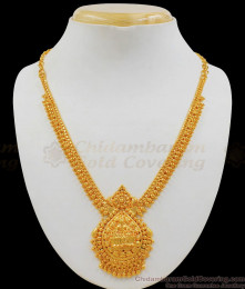 Gold Lakshmi Dollar Necklace Marriage Design Online Shopping NCKN1920 Gold Lakshmi Dollar Necklace Marriage Design Online Shopping NCKN1920