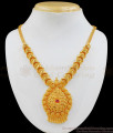Marriage Bridal Gold Necklace Designs One Gram Gold Jewelry NCKN1922