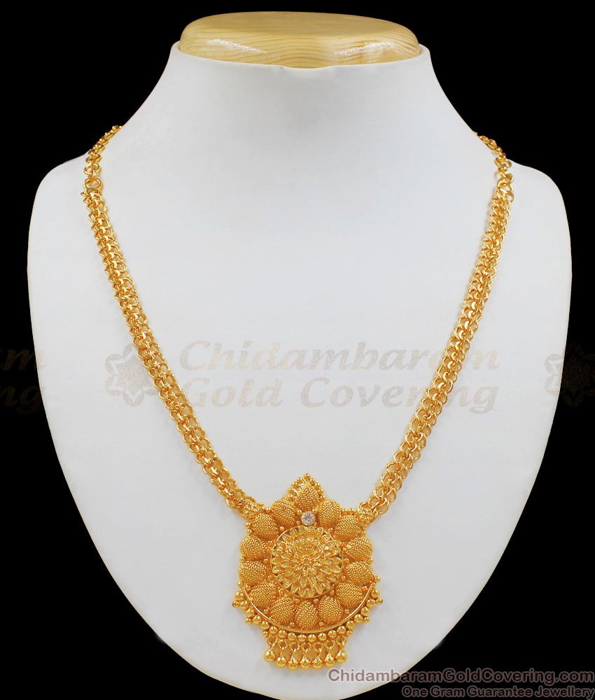 Simple Dollar Chain Necklace Design Gold Imitation Jewelry NCKN1926