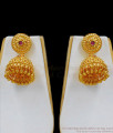 Luxury One Gram Gold Choker with Earrings Brides Jewelry Collections NCKN1941