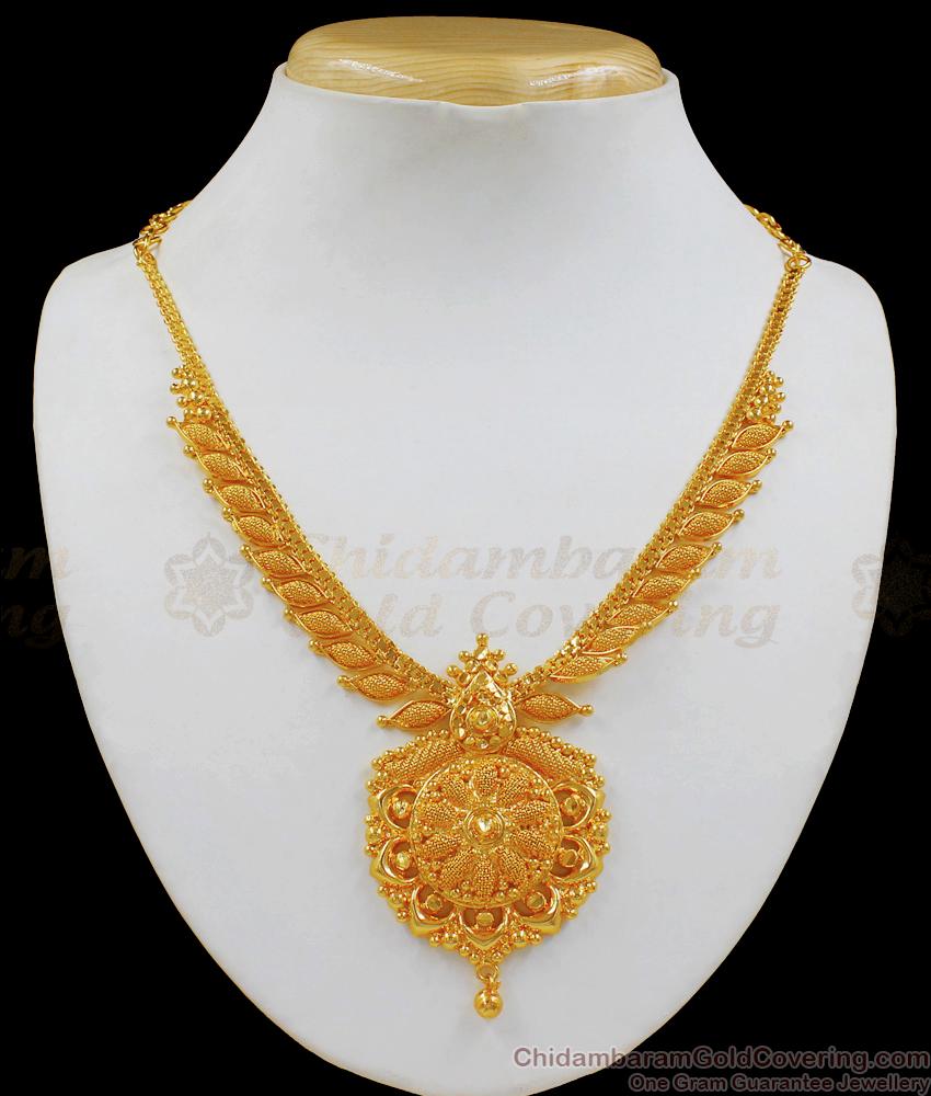 One Gram Gold Necklace Design For Women Gold Gram Gold Plated Jewelry NCKN1955 One Gram Gold Necklace Design For Women Gold Gram Gold Plated Jewelry NCKN1955