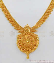 One Gram Gold Necklace Design For Women Gold Gram Gold Plated Jewelry NCKN1955