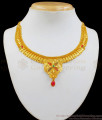 Trendy Gold Necklace Design Set With Suitable Earrings Forming Jewelry NCKN1976