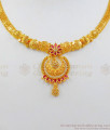 Iconic Gold Necklace Design Set With Suitable Earrings Forming Jewelry NCKN1978