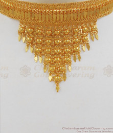 Kerala Elakathali Gold Necklace For Marriage Function NCKN1988