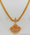 Original Impon Multi Stone Gold Necklace For Wedding NCKN1998