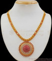 Stunning Multi Stone Celebrity Gold Necklace For Party Wear NCKN2023
