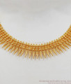 Traditional Gold MullaiPoo Necklace For Bridal Wear NCKN2034