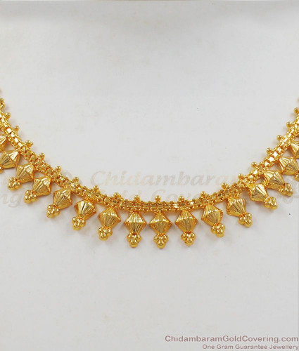 Latest 10 gram gold necklace design hot sale