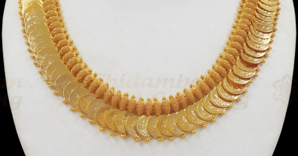 One gram gold kasu mala Clearance