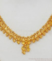 Handcrafted Dancing Peacock Necklace Trendy One Gram Gold Jewelry NCKN2071