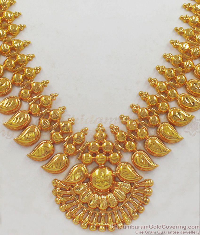 Trendy Kerala Design One Gram Gold Necklace For Traditional Wear NCKN2078