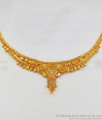 Traditional One Gram Gold Necklace For Bridal Wear NCKN2106