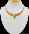 Plain One Gram Gold Necklace For Party Wear NCKN2110