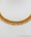 Mullaipoo Gold Chain Bridal Stone Necklace Collections NCKN2113 Mullaipoo Gold Chain Bridal Stone Necklace Collections NCKN2113
