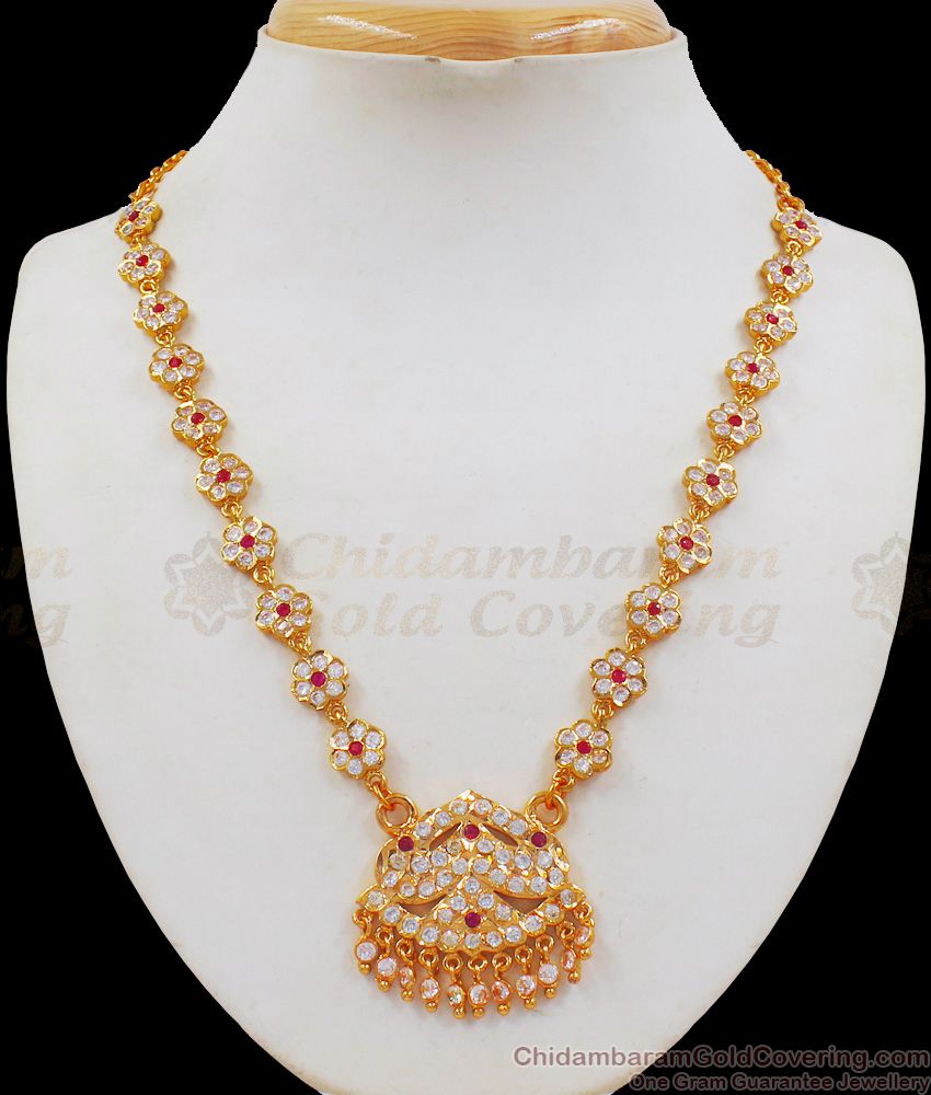 New Arrival Impon Design Gold Necklace For Traditional Wear NCKN2118