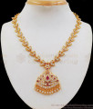 Sparkling Gati Stone Impon Gold Necklace For Bridal Wear NCKN2121