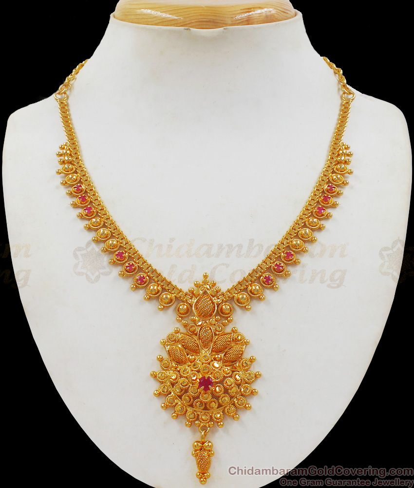 Unique One Gram Gold Necklace Collections New Arrivals NCKN2127