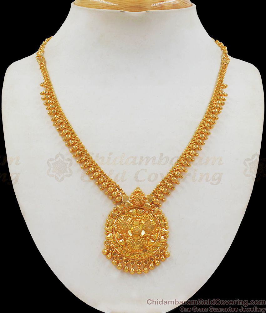 Plain Gold Necklace Wedding Collections Shop Online NCKN2151