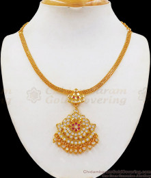 Traditional Impon Choker Type Gold Necklace Designs NCKN2153 Traditional Impon Choker Type Gold Necklace Designs NCKN2153