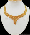 Beautiful Kolkata Gold Necklace From Chidambaram Gold Covering Collections NCKN2167