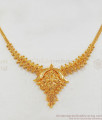 Party Wear Kolkata Gold Necklace From Chidambaram Gold Covering Collections NCKN2171