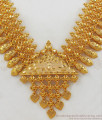 Grand Kerala Pattern One Gram Gold Necklace For Party Wear NCKN2173