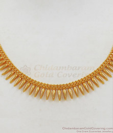 Traditional Mullaipoo Gold Necklace For Party Wear Collection NCKN2191