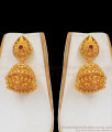One Gram Gold Choker Design with Earrings Bridal Jewelry Collections  NCKN2197