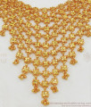 Kerala Elakathali Gold Net Choker with Earrings Brides Jewelry Collections NCKN2199