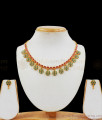 Beautiful Kemp Stone Gold Necklace with Earrings Party Wear Collections NCKN2202
