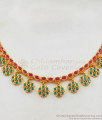 Beautiful Kemp Stone Gold Necklace with Earrings Party Wear Collections NCKN2202