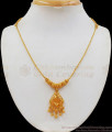 Simple Pendant Necklace One Gram Gold Type Party Wear Collections NCKN2214