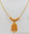 Simple Pendant Necklace One Gram Gold Type Party Wear Collections NCKN2214