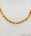 Trendy Diamond Stone Gold Necklace For Party Wear Collections NCKN2228