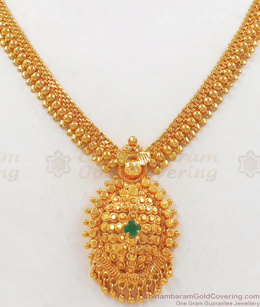 Traditional Gold Necklace Designs Function Wear Collections NCKN2232