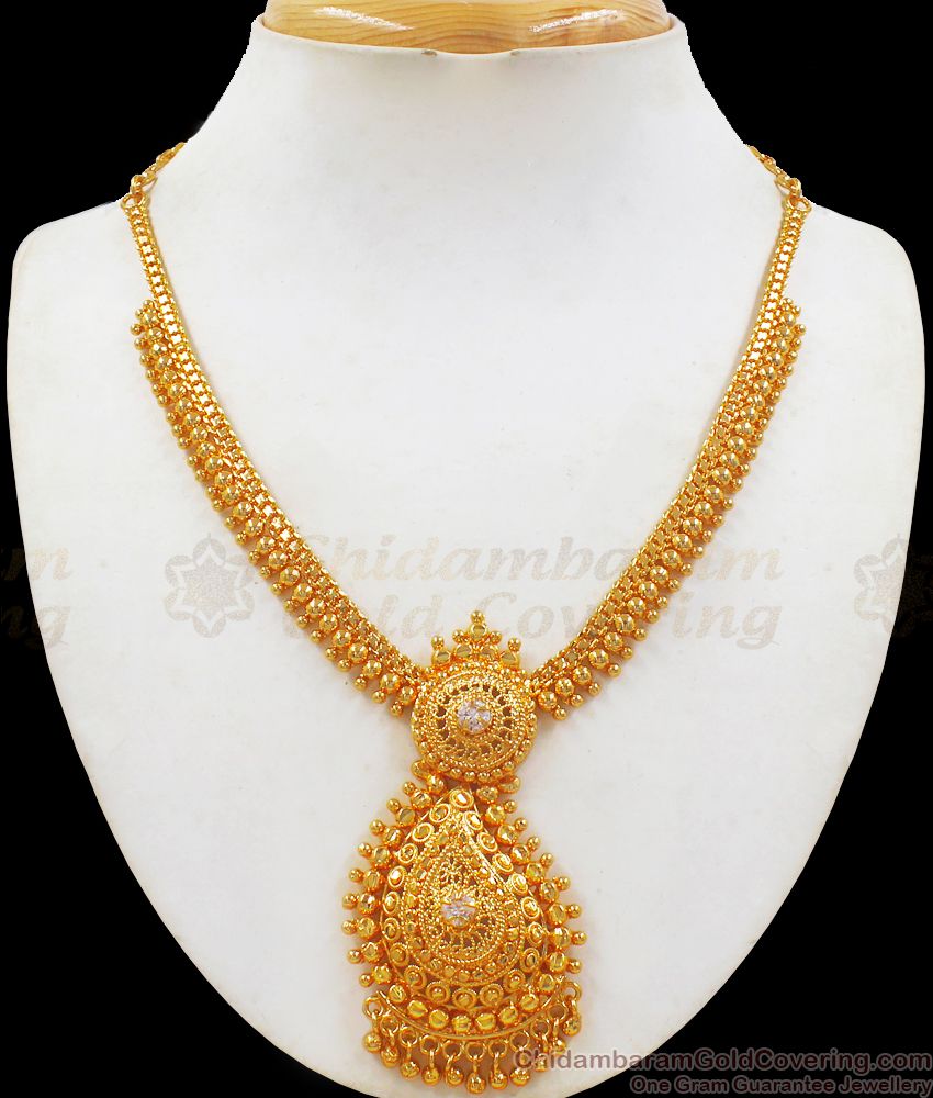 Latest Mango Design Gold Necklace Designs Party Wear ...