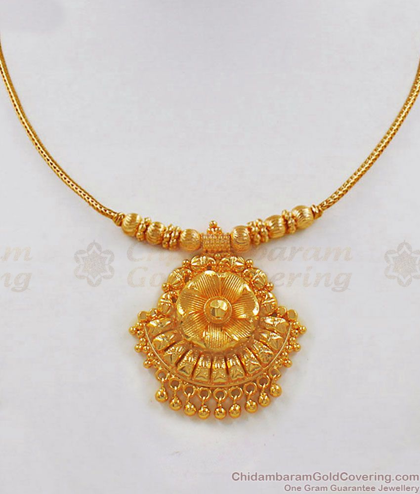 Trendy 1 Gram Gold Necklace Designs NCKN2244