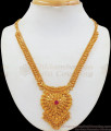 Latest Gold Necklace Designs From Chidambaram Gold Covering NCKN2245