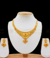 Latest Look Like Original Real Gold Necklace Set For Bridal Wear NCKN2248
