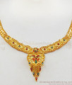 Forming Design Look Like Real Gold Necklace Set For Ladies NCKN2249