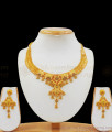 Grand Gold Necklace Set For Wedding Collection NCKN2251