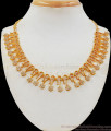 Marvelous Design Ad Stone Gold Necklace For Party Wear NCKN2271