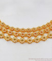 Grand Bridal Full AD Choker Type Necklace Earrings Collections NCKN2286