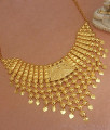 Latest Kerala 2 Gram Gold Bridal Necklace Forming Design Collections NCKN2288