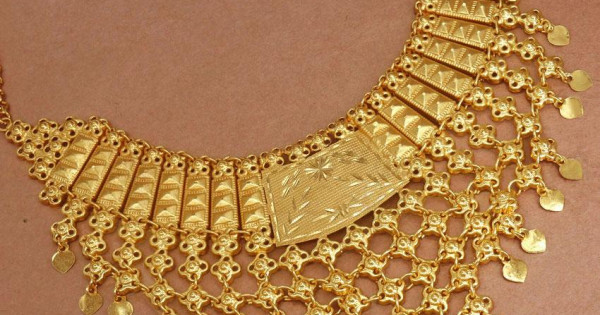 Latest Kerala 2 Gram Gold Bridal Necklace Forming Design Collections NCKN2288