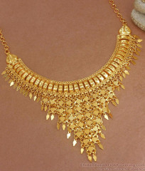 True Gold Tone Bridal Choker Necklace Forming Jewelry For Womens NCKN2290 True Gold Tone Bridal Choker Necklace Forming Jewelry For Womens NCKN2290