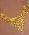 Traditional Kerala Pattern Forming Gold Necklace Elakkathali Collections NCKN2291