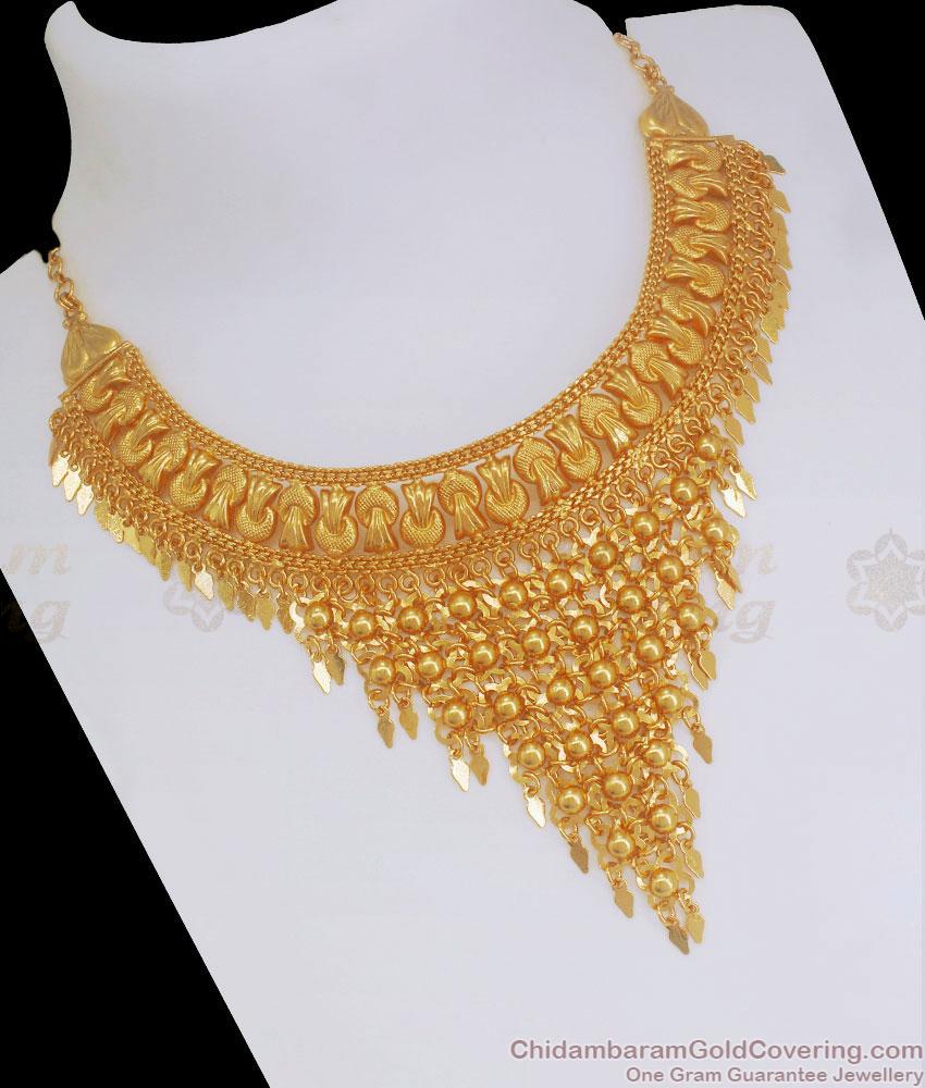 South Indian Jewelry Fashion Bridal Choker Necklace Shop Online NCKN2293