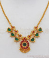 Beautiful Kerala Type Palakka Stone Gold Necklace NCKN2307